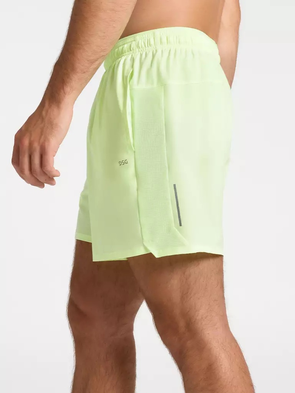 DSG Neon Bolt 5" Stride Shorts Men’s Size L.